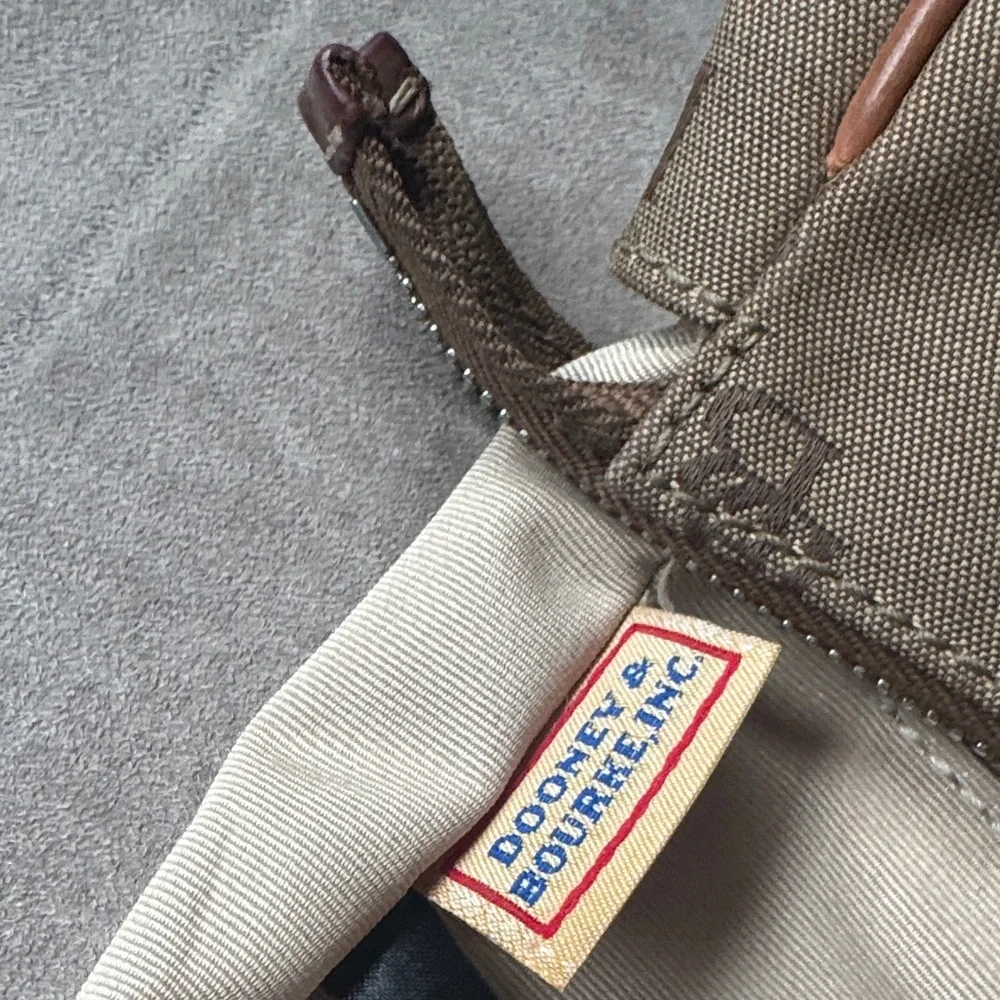Dooney & Bourke Brown Monogram Shoulder Bag - Picture 9 of 10